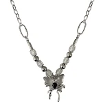 Colar Feminino de Borboleta com Contas Divididas de Gelo, Luxo Leve para Interesse Especial, Design Delicado e Sofisticado. — foto 2