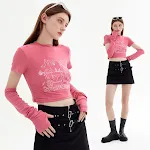 Women's niche design sweet cool short-sleeved T-shirt. Comfortable and stylish top for casual wear, perfect for warm wea — photo 11