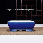 Medium Rectangular Blue Ice
