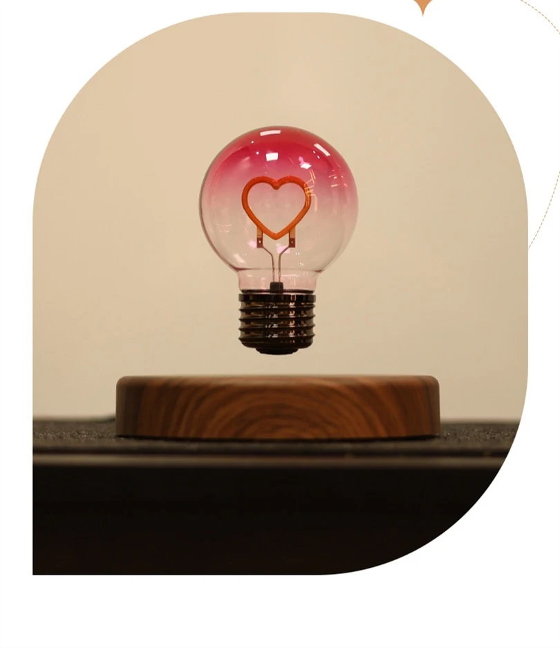 Title 9, Magnetic Suspension Bulb Love Small Night Lamp ...