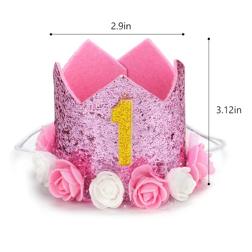 Fashion Pet Birthday Hats Cute Sequin Crown Dog Birthday Hat Pet Party Hat For Christmas Birthday Party Hair Accessories — photo 6