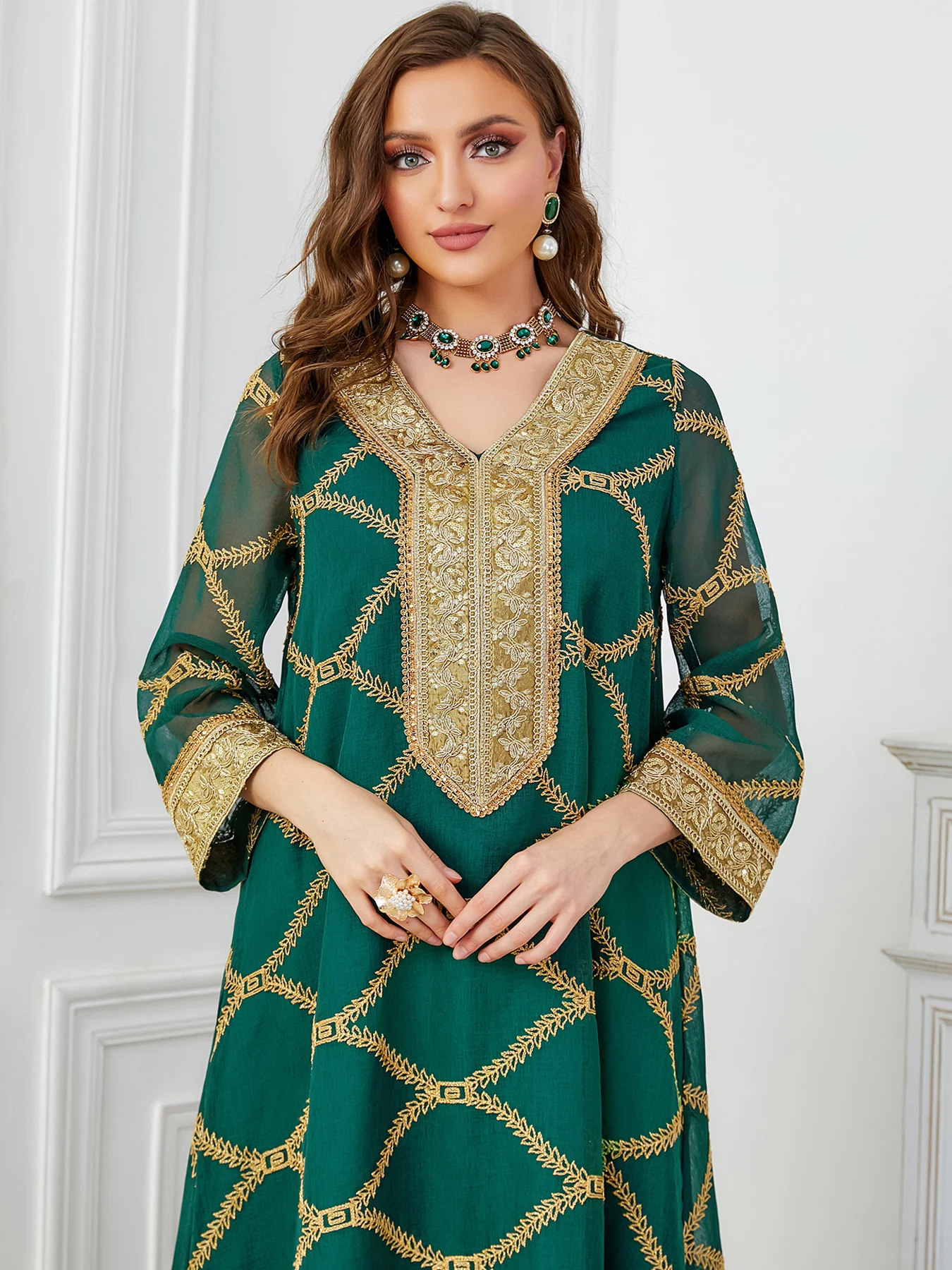 Title 19, New Womens Robe Long Sleeve Dress