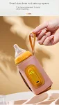 Capa de isolamento para mamadeira portátil com controle inteligente de temperatura USB para manter o leite na temperatura ideal — foto 8