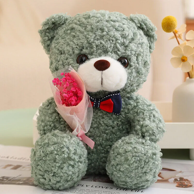 Urso de rosas, presente de Dia dos Namorados para meninas, boneca de pelúcia romântica, um gesto de amor, ideal para presentear e encantar. — foto 16