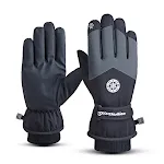 Luvas de esqui impermeáveis para andar ao ar livre. Proteção contra frio e umidade. Design resistente e confortável. Perfeitas para atividades de inverno. — foto 5