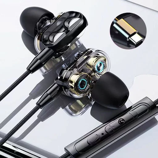 Title 8, Double Moving Coil In-ear Headphones for Player...