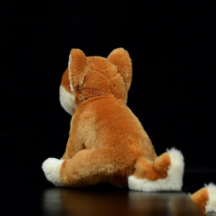 Boneca Shiba Inu Fofo Cão Agachado Pelúcia Perfeita para Presentear Crianças e Amantes de Cachorros Decoração e Brincadeira Macia e Abraçável — foto 5