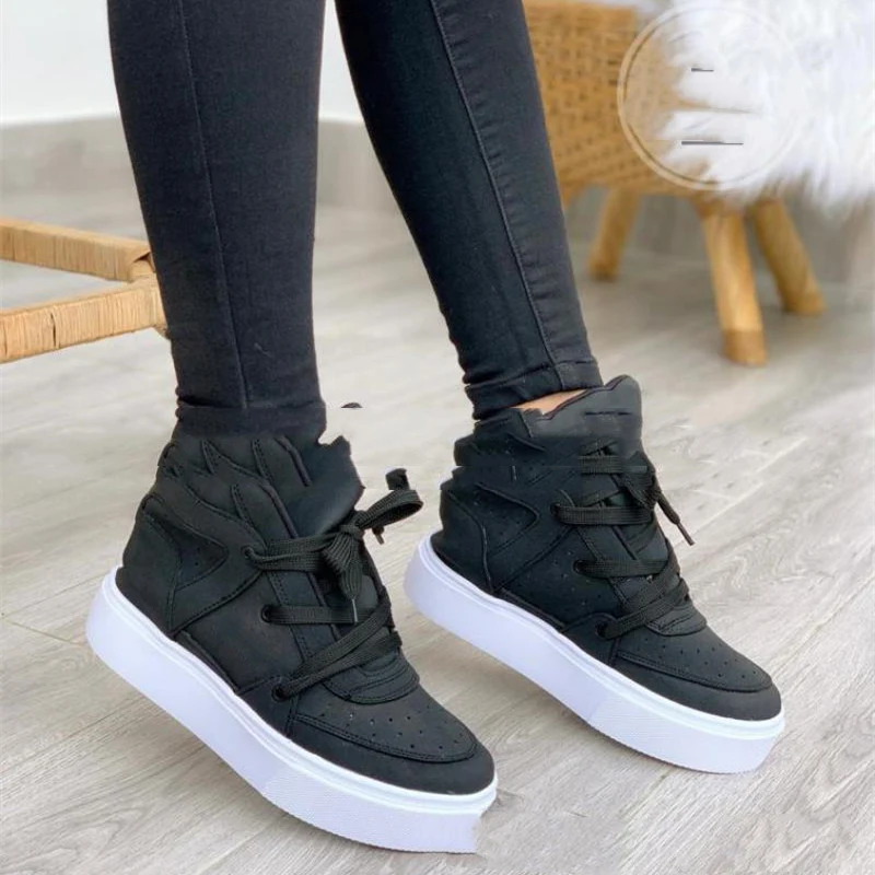 Title 3, Breathable casual lace up white shoes for every...