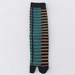 Green and orange stripes