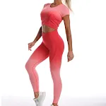 Gradient Bright Red Suit