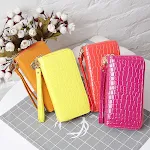 Women's Solid Color Double Zipper Multiple Card Slots Large Capacity Wallet Keeps Everything Organized and Stylish. — photo 23