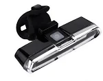 Lanterna traseira USB vermelha e azul para mountain bike. Luz de aviso de segurança. Instalação fácil e alta visibilidade para pedalar seguro. — foto 1