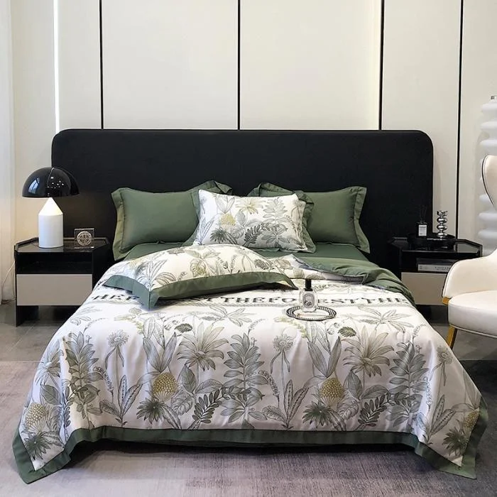 Tencel Summer Duvet Four-piece Washed Silk lightweight and breathable, perfect for cool nights and a comfortable, refres — photo 1