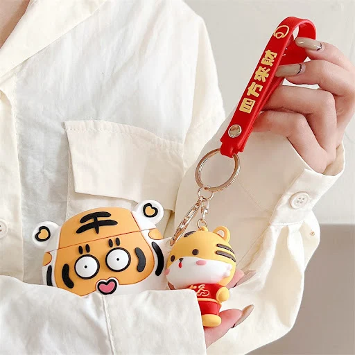 Title 5, Tiger Wireless Earphone Cartoon Protective Case...