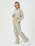 Women's Two Piece Outfits Long Sleeve Button Down Wide Leg Loungewear Pajama Set Perfect for Relaxing at Home in Comfort — photo 6