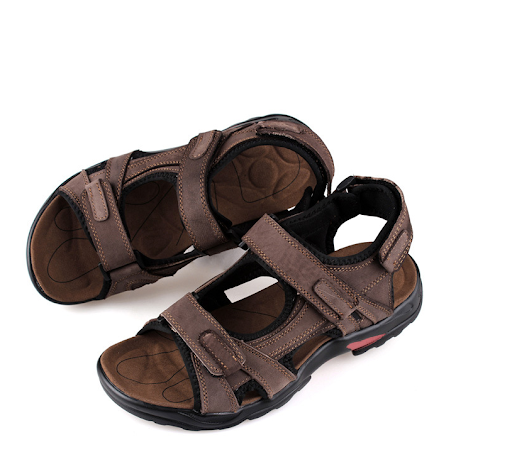 Title 2, Breathable Leather Mens Cowhide Beach Shoes. S...