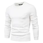 Thickened Sweater Men's Round Neck Slim Fit Men's Sweater Knitwear Top Comfortable and warm for everyday wear. — photo 4
