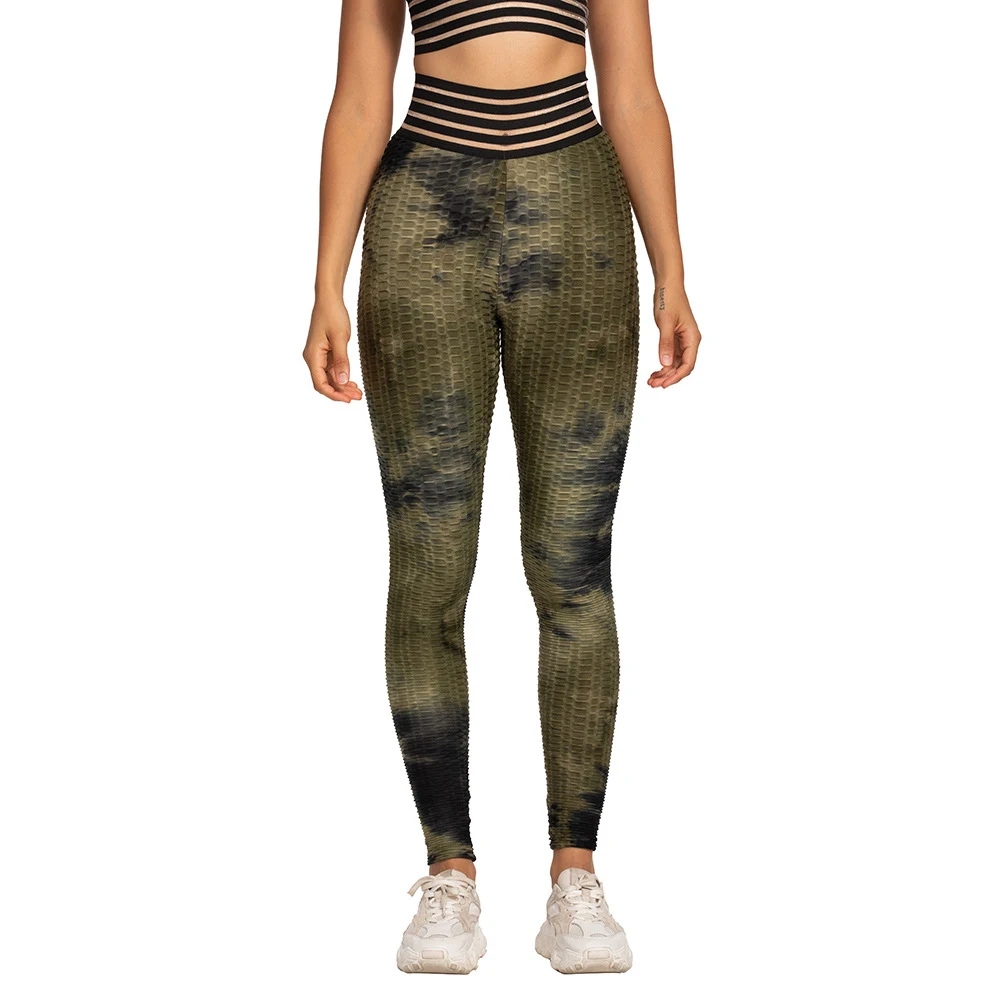 Title 1, Womens Fashion Thick Tie-Dye Tight Fitness Yog...