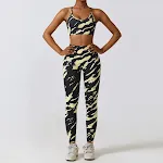 Yellow And Black Bra Trousers