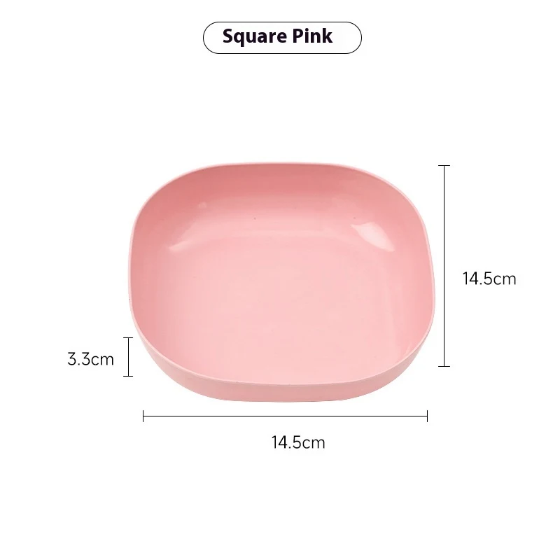 Household Saucer Plastic Side Plate Snack Fruit Tray, Perfect for Serving Snacks and Fruits, Durable and Easy to Clean, — photo 2