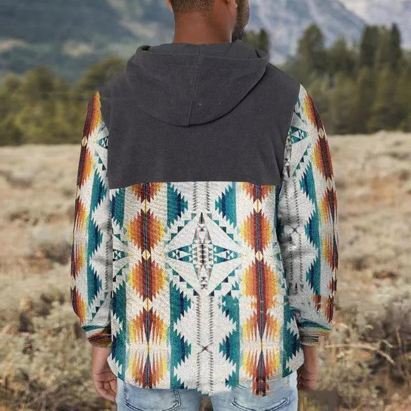 Printed Stitching Long-sleeved Sweatshirt Top for ultimate comfort and style. Easy to wear, perfect for everyday casual — photo 5