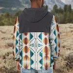 Printed Stitching Long-sleeved Sweatshirt Top for ultimate comfort and style. Easy to wear, perfect for everyday casual — photo 5