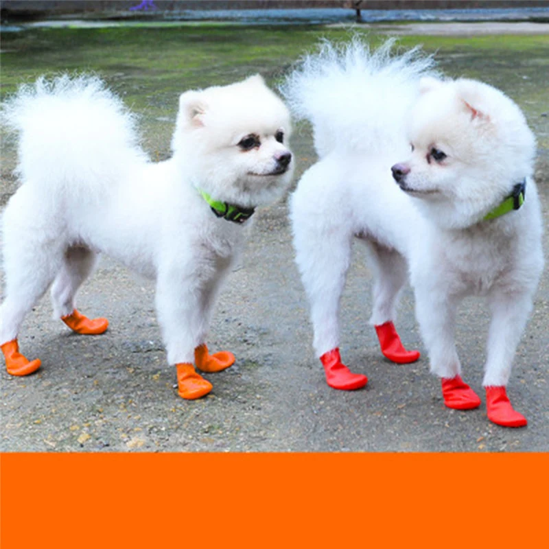 Title 3, 4Pcs/Set Waterproof Dog Shoes For Chihuahua Bal...