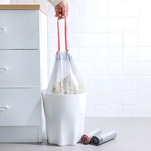 Title 14, Kitchen thickened roll garbage bags portable di...