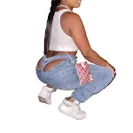 Washed Zipper Button High Waist Sheath Sexy Jeans. Elevate your style with these flattering and comfortable jeans, perfe — photo 3
