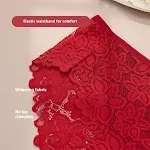 Plus Size Women's High Elastic Ultra-thin Lace Briefs Seamless Underwear — photo 6