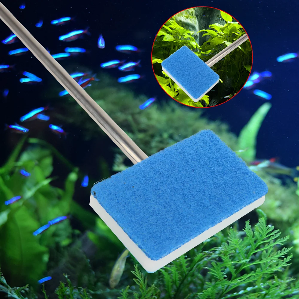 Title 12, 180° adjustable Cleaner Scrubber Aquarium Fish ...