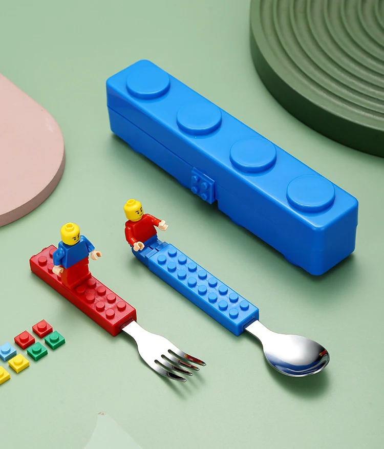 Title 3, Creative Baby Stainless Steel Tableware Portabl...