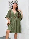 Vestido de festa plus size para mulheres gordinhas Saia fashion para festas Conforto e estilo combinados Ideal para eventos especiais. — foto 15