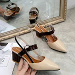 Patent leather thick heel shoes for effortless style. Step out in comfort and confidence, perfect for any occasion, get — photo 2