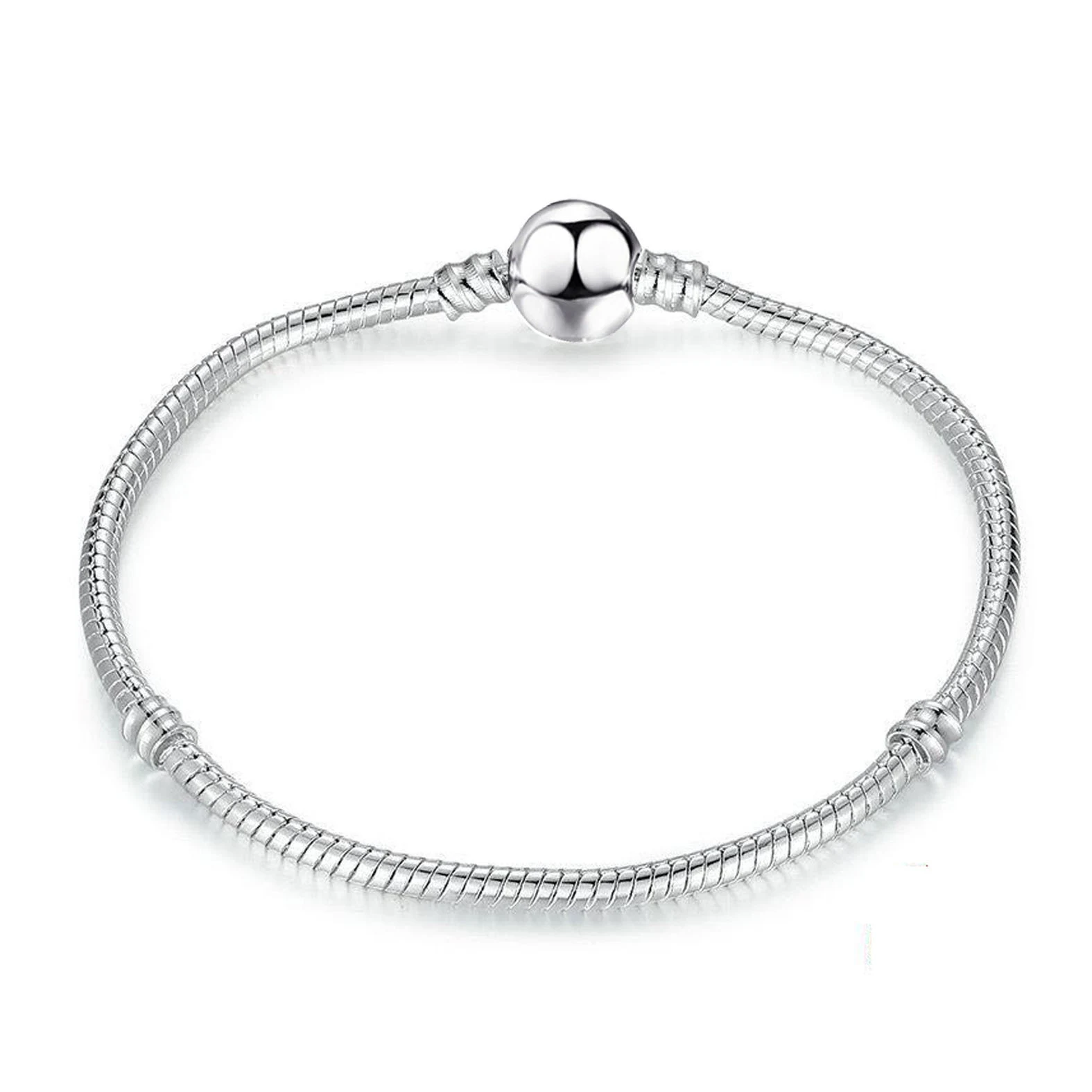 Pulseira feminina fashion com cabeça redonda simples e banhada, um acessório elegante e discreto para complementar seu visual. — foto 4