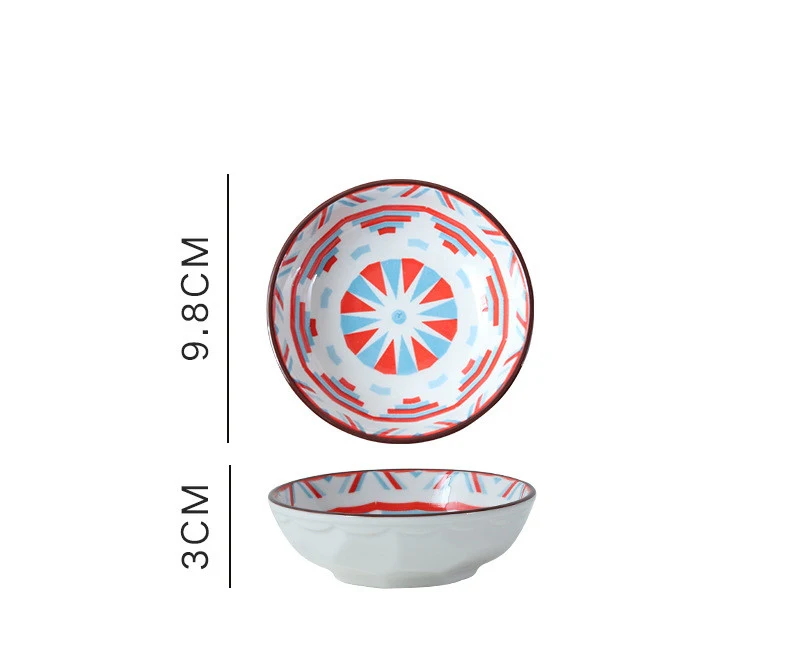 Title 8, Household Underglaze Ceramic Sauce Dish for ele...