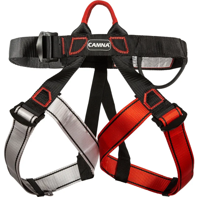 Title 2, Seated Downhill Outdoor Rock Climbing Half-Leng...