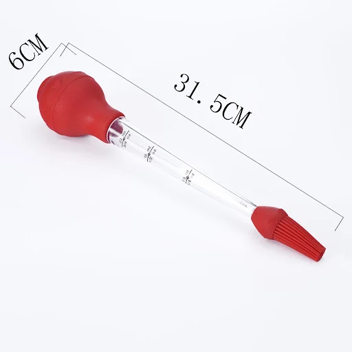 Title 3, Drip oil seasoning tube with cleaning brush for...