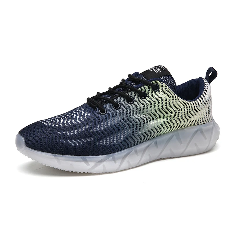 Tênis de Corrida Trend Mesh Estudante Calçados Esportivos Masculinos Sapatos Juvenis Modernos Atacado Conforto e Estilo para Academia e Dia a Dia — foto 4