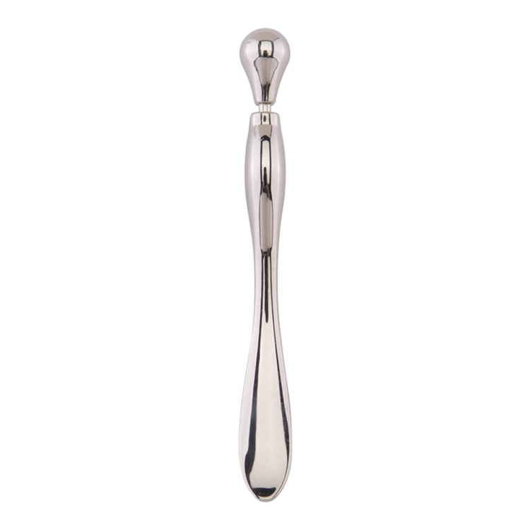 Bastão aplicador de creme para os olhos com rolo e espátula de metal, massageador facial, reduz inchaço e olheiras, metal M. — foto 6