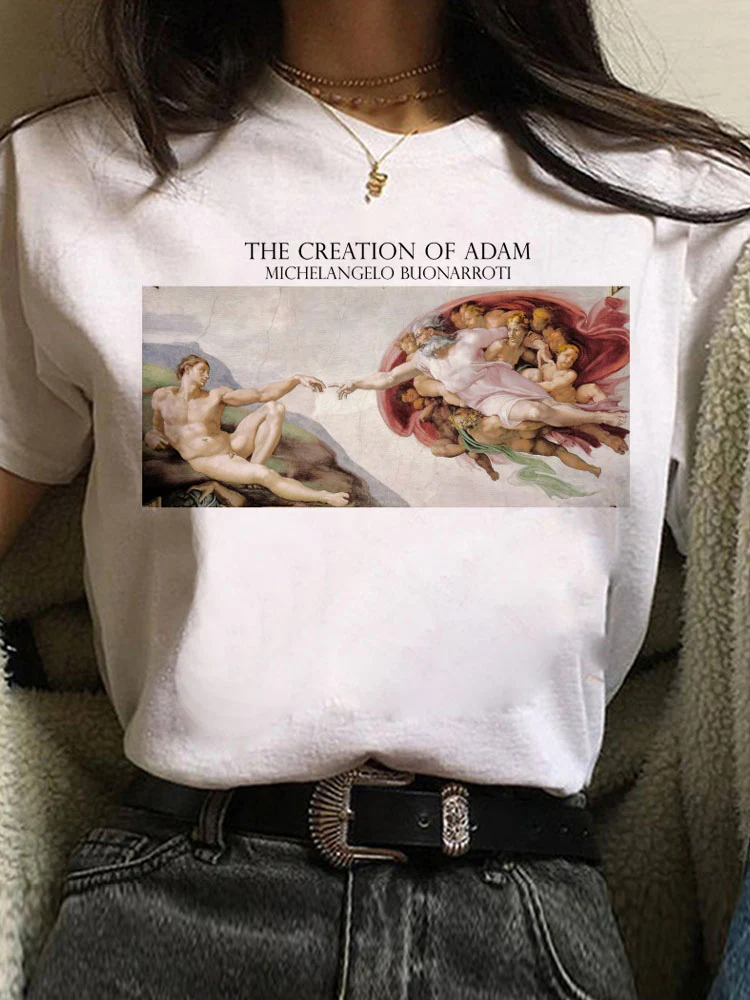 Europees en Amerikaans alfabet print T-shirt met korte mouwen. Een comfortabele en stijlvolle keuze voor een casual dagelijkse look. — foto 14