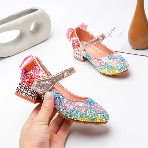 Title 2, Meisjes Prinses Flash Diamant Schoenen Kleur St...