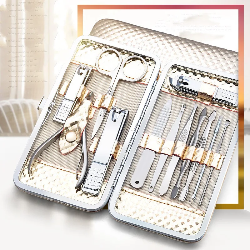 Title 6, Kit de manicure em aço inoxidável com 12 peças ...