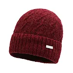 Chapéu de malha quente e fashion feminino Mantenha-se aquecida e estilosa com este gorro de tricô. Ideal para o inverno, combine conforto e moda em um só acessório. — foto 4
