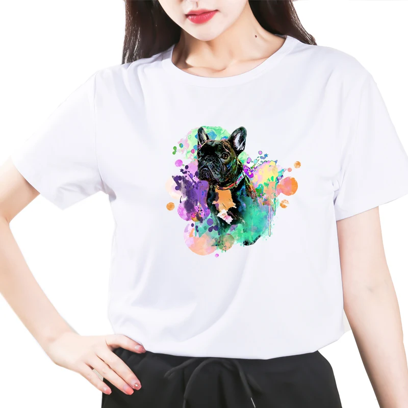 Title 4, All-Match-T-Shirt mit französischer Bulldogge u...