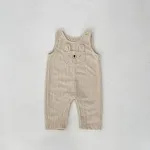 Conjunto de roupas infantis meninos e meninas suspensórios calças divididas de duas peças Corduroy Long escalada — foto 5