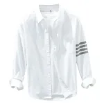 Camiseta Casual Listrada Solta Multicolorida Conforto e Estilo para um Visual Descontraído Ideal para o Dia a Dia e Finais de Semana — foto 5