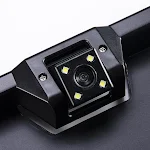 Europese kentekenplaat achteruitrijcamera met nachtzicht, veilig parkeren. Achteruitrijcamera voor auto. Eenvoudige installatie. Beter zicht. — foto 4