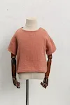 Dark pink top
