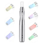 Instrumento de Microagulhamento Elétrico LED Nano Microcristalino. Estimula colágeno, melhora a pele, resultados visíveis, tratamento facial eficaz. — foto 4